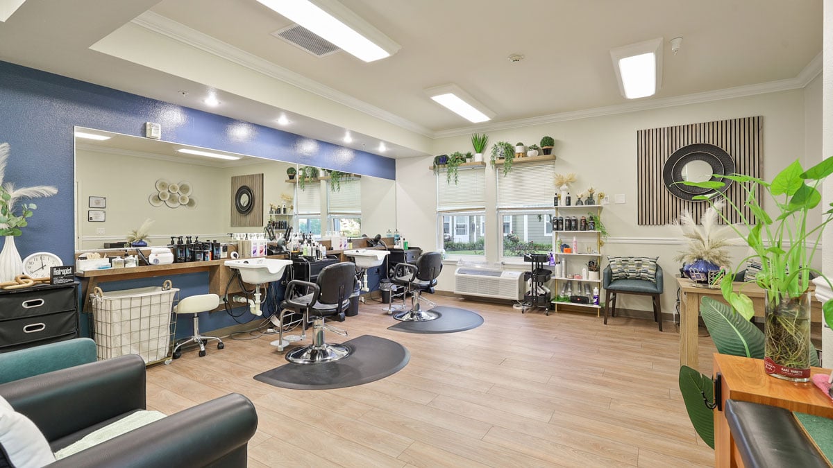 The beauty salon at Orchard Heights